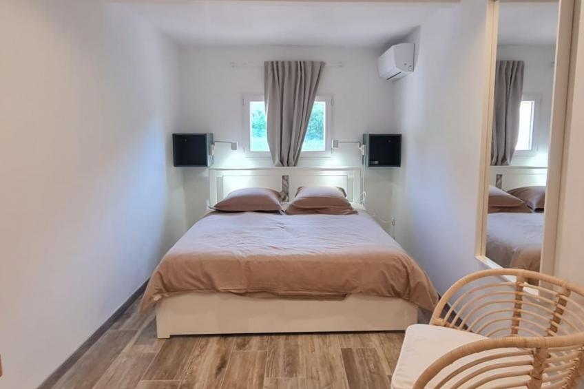 Gîte im Herzen der Weinberge, Terrasse mit atemberaubendem Blick auf das Meer,