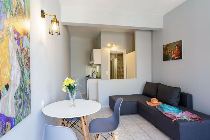 Wohnung in Kato Gouves mit Balkon, Seitenblick