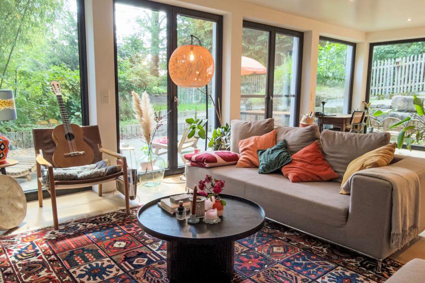 Appartement in Holzhausen mit Terrasse, Grill