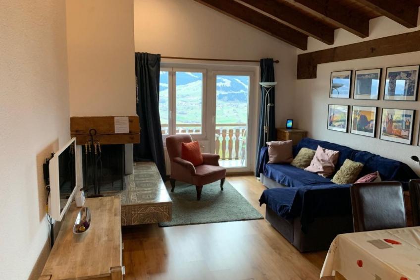 Aparthaus Surselva, direkt an der Skipiste