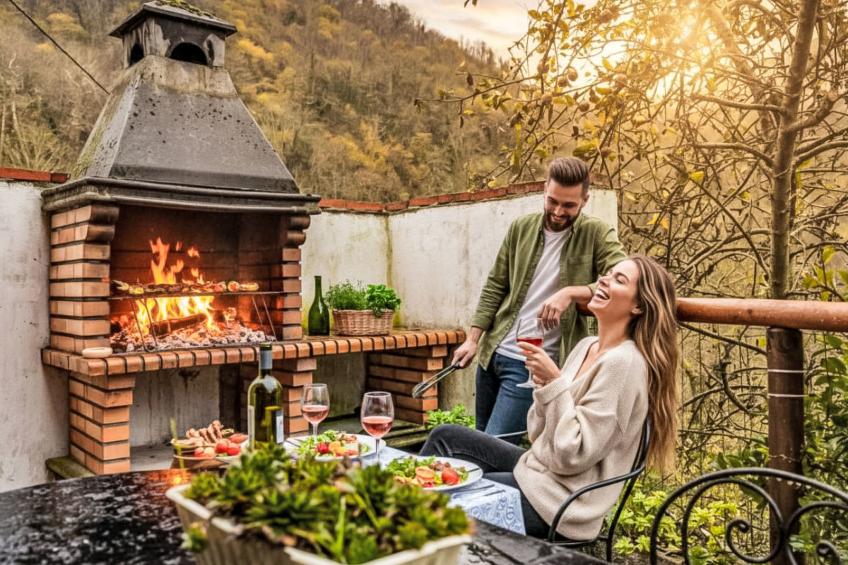 Jacuzzi, Kamin, Grill und spektakuläre Aussicht - foto 5