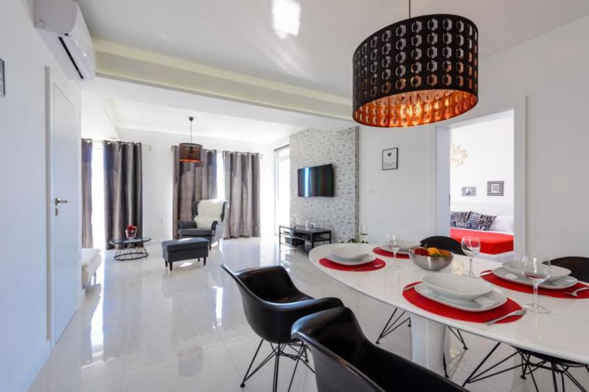 Apartments Villa Capitano - Two Bedroom Apartment with Balcony and Sea View (CRNI) - foto 5