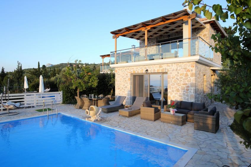 Luxuriöse Steinvilla Emily nahe dem Strand von Mylos