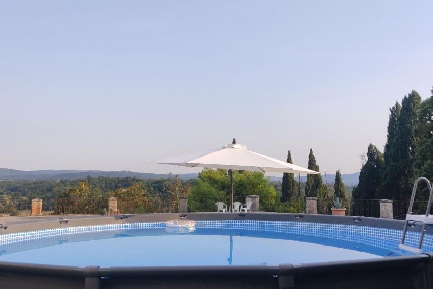 Historische Villa auf dem Lande in den toskanischen Hügeln
