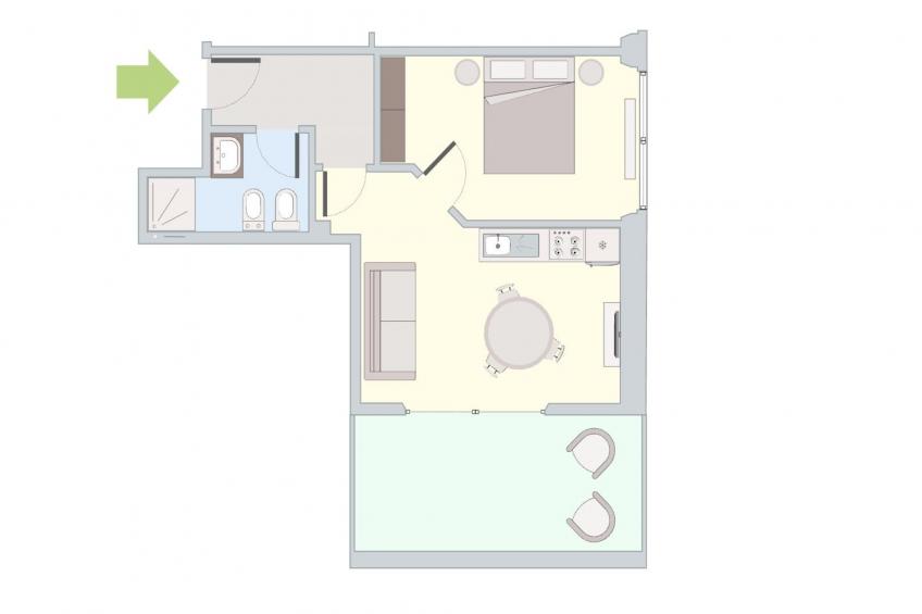 MILAN-BERGONZOLI-ONTHEGRASS - 1 Bedroom Apartment with terrace - foto 2