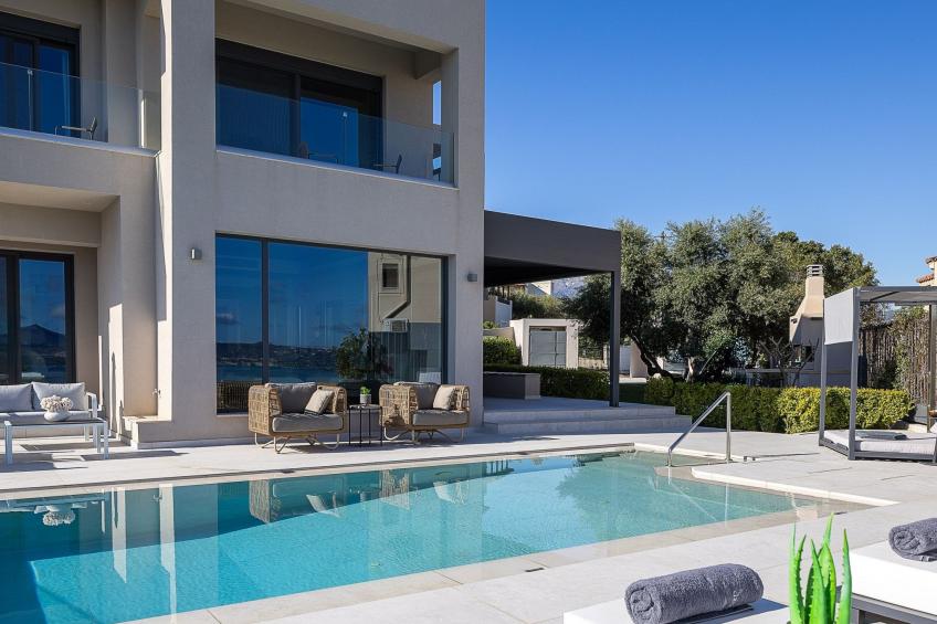 Kalyves Royal Villa-''Gratis''beheizter Pool, Fitnessraum, Meerblick - foto 45