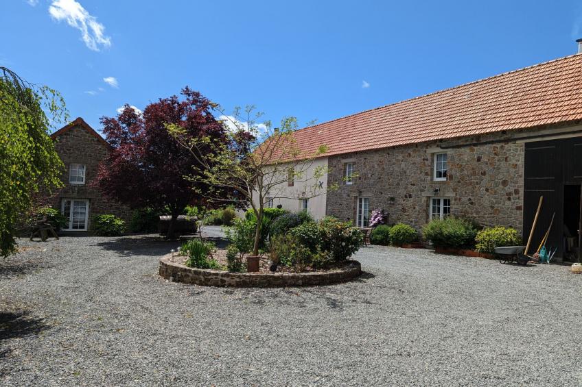 Landgut "La Vacherie" mit Terrasse