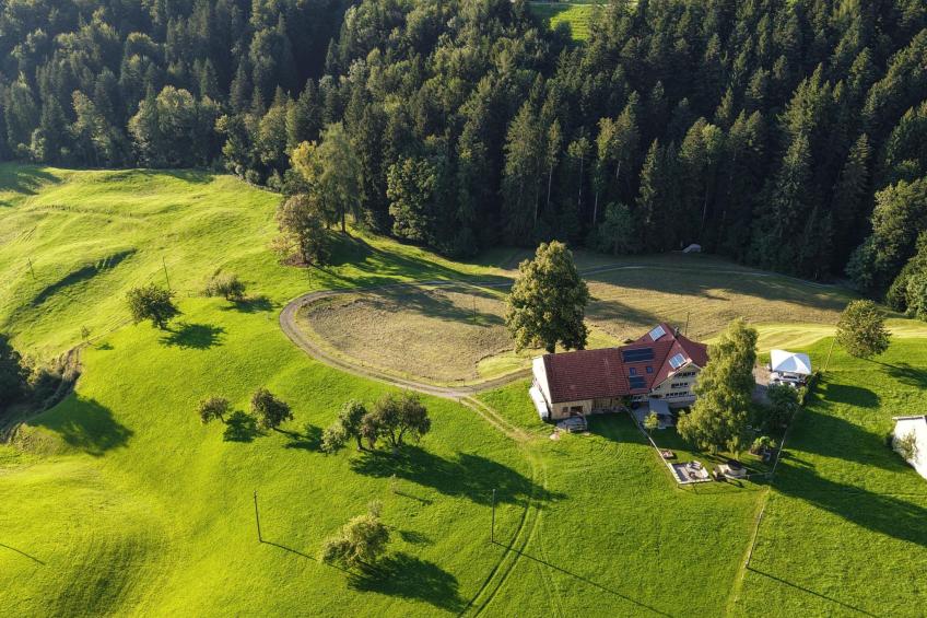 Bauernhaus VordereAu
