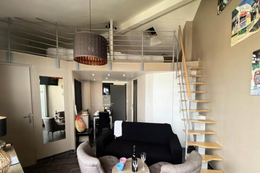 Résidence Tranquillité Bleue 1 Appartement Vue Mer En Duplex 1 Chambre 1 Mezzanine - foto 6