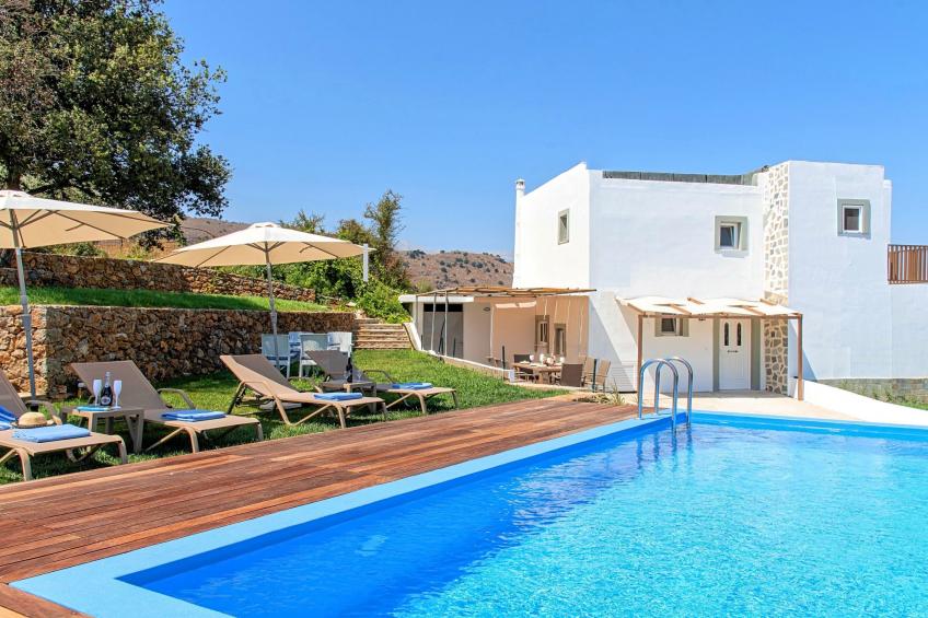Georgioupolis Blaue Villa Privater Pool