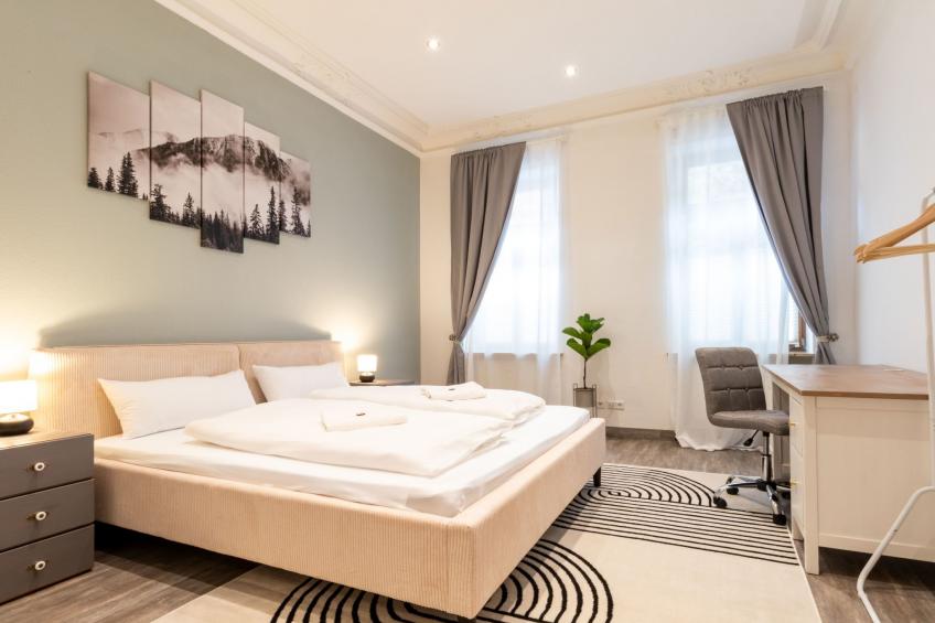 Familienfreundliche Stadt-Oase - 2 Schlafzimmer, 76qm, gratis Kaffee- und Teean