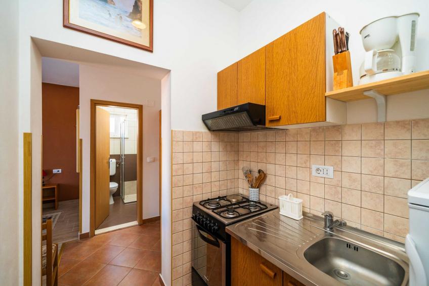 Apartments Senjo - Studio Apartment with Balcony and Sea View (Apartman 2)