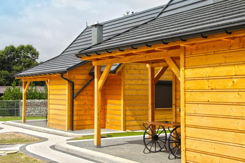 Domki wakacyjne w stylu góralskim z kominkiem Lubrza - foto 14