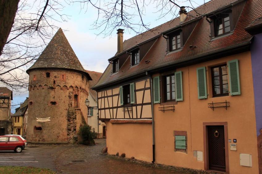 1ed-Face Vosges,au Sud,coeur Vignoble,Calme,WiFi