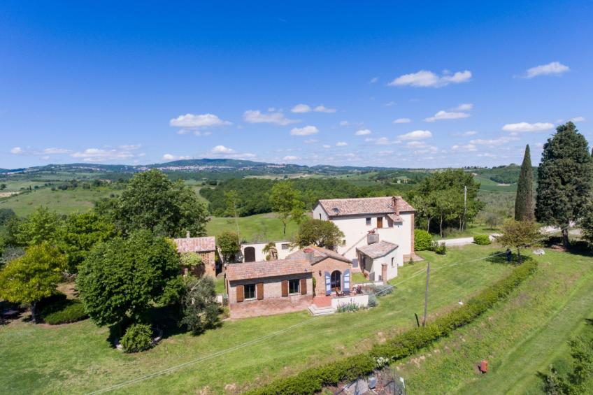 Wunderschöne Wohnung in Chiusi mit Panoramaterrasse
