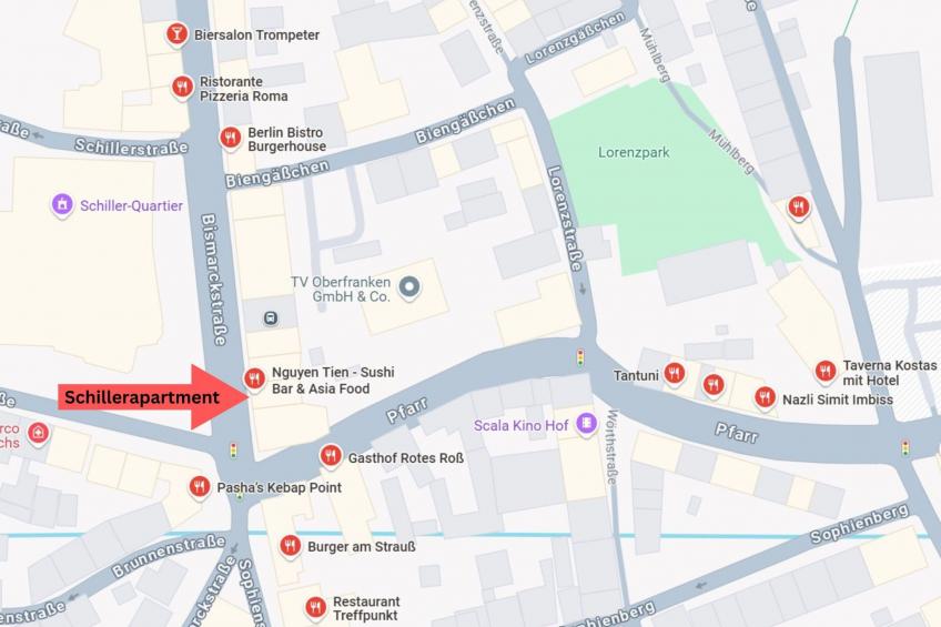 Schiller Apartment im Zentrum von Hof. Küche, Parkplatz, 250MBit Wlan - foto 29