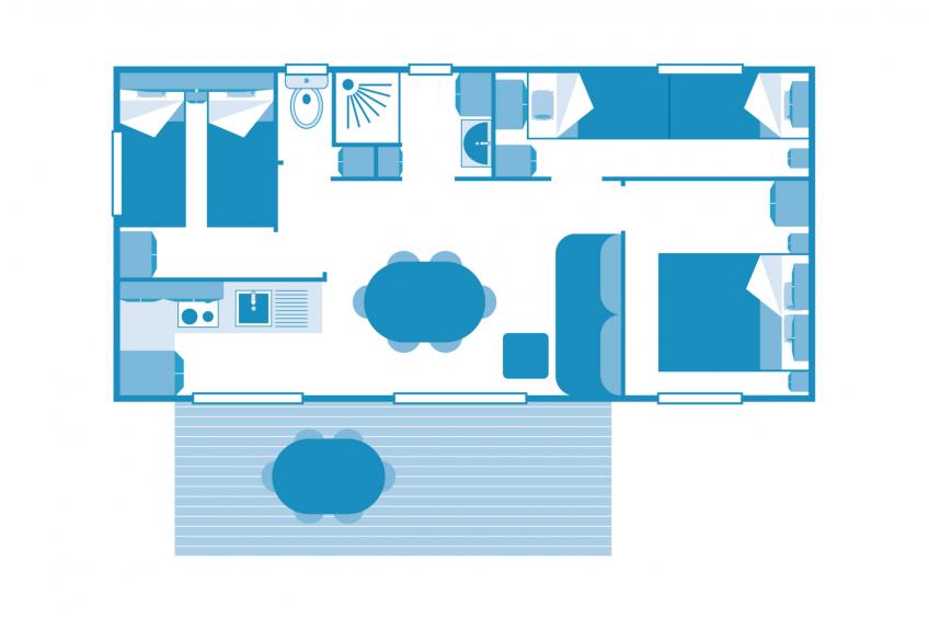Cottage 6p 3Bdrms AirCon - foto 17