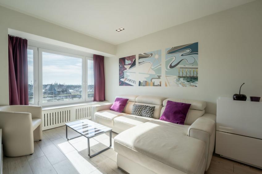 Bella II with harbour view