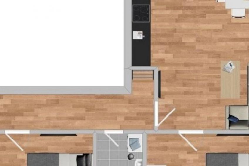 SAD151 Moderne Monteurwohnung mit Balkon - foto 11