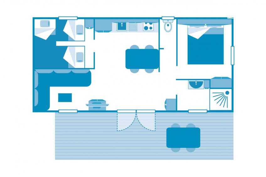 Cottage 5pers 2Bdrms - foto 14