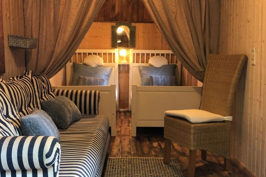 Reetdach Ferienhaus am Lübbesee Sauna Bootsteg neu - foto 10