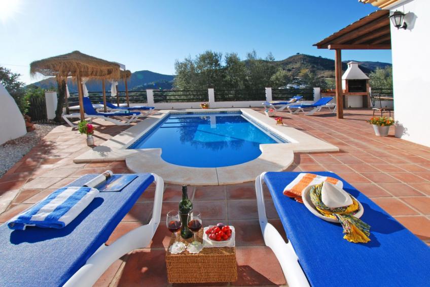 Torcal 1 Comares, Beheiztes Schwimmbad, Wechselstrom, 8 Pers - foto 2