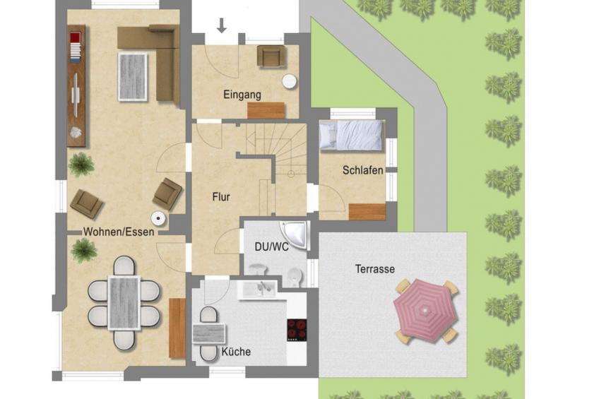 Modernes, gemütliches Ferienhaus mit Terrasse und Garten - foto 21