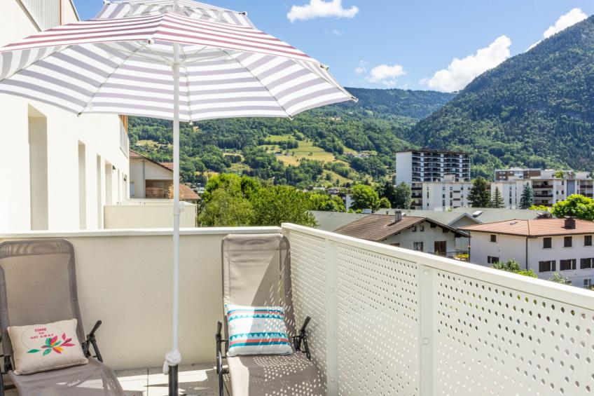 Gemütliches Condo mit wunderschönem, ruhigem Bergblick