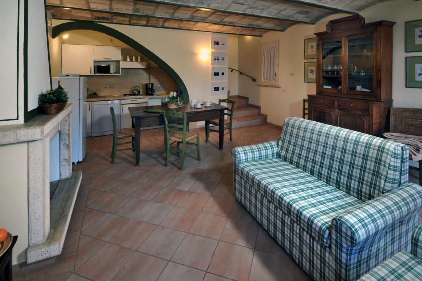 Wohnung in Sarteano mit Privatparkplatz