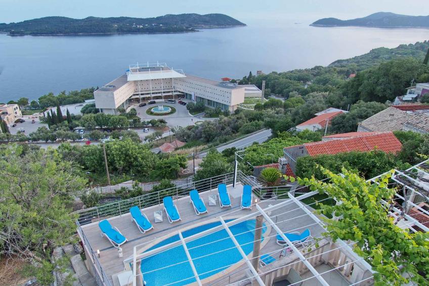 Holiday home with air conditioning, pool and sea view in Orašac - BF-NJH63
