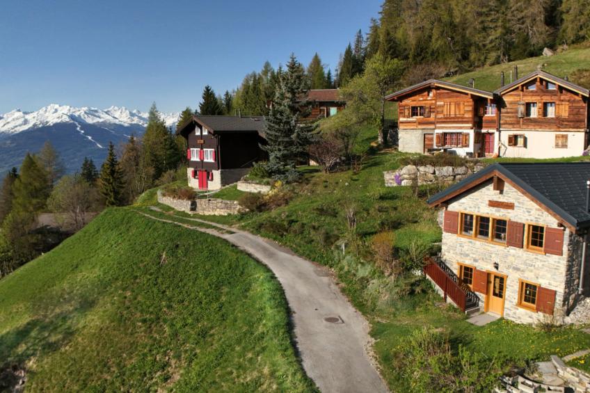 Tiny House facing the Alps - Ski in and out