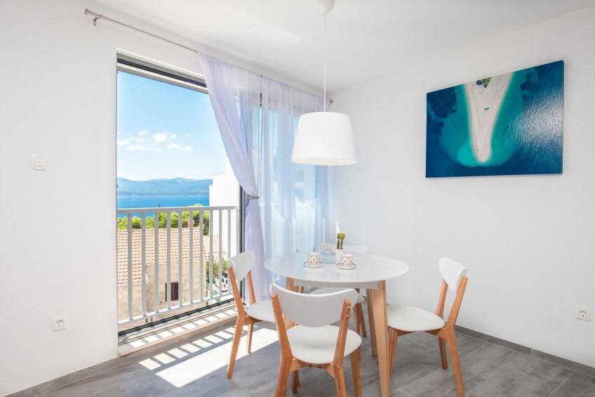 Apartments Dva Galeba - Comfort One Bedroom Apartment with Sea View (205)