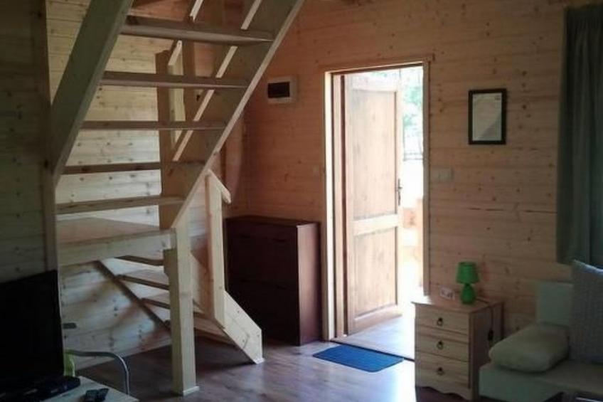 Blockhütte mit Grill und Terrasse in Gleźnówko - foto 8