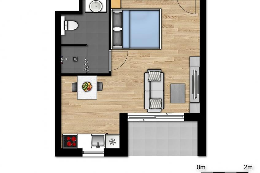 Holiday Suite for 2 people, adapted to people with a disability