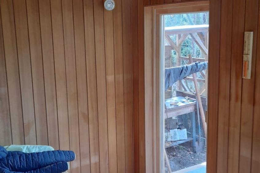 Reetdach Ferienhaus am Lübbesee Sauna Bootsteg neu - foto 40