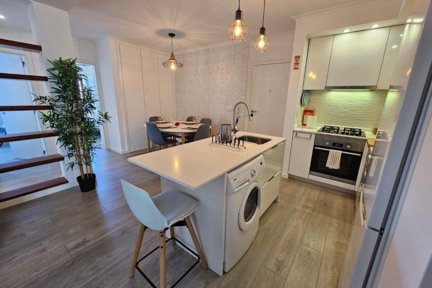 Fluss Meer Sonne am Costa Nova Strand - foto 21