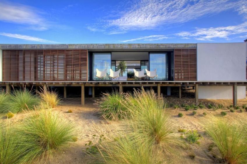 Exklusive Design-Villa in den Dünen, Pool auf dem Dach