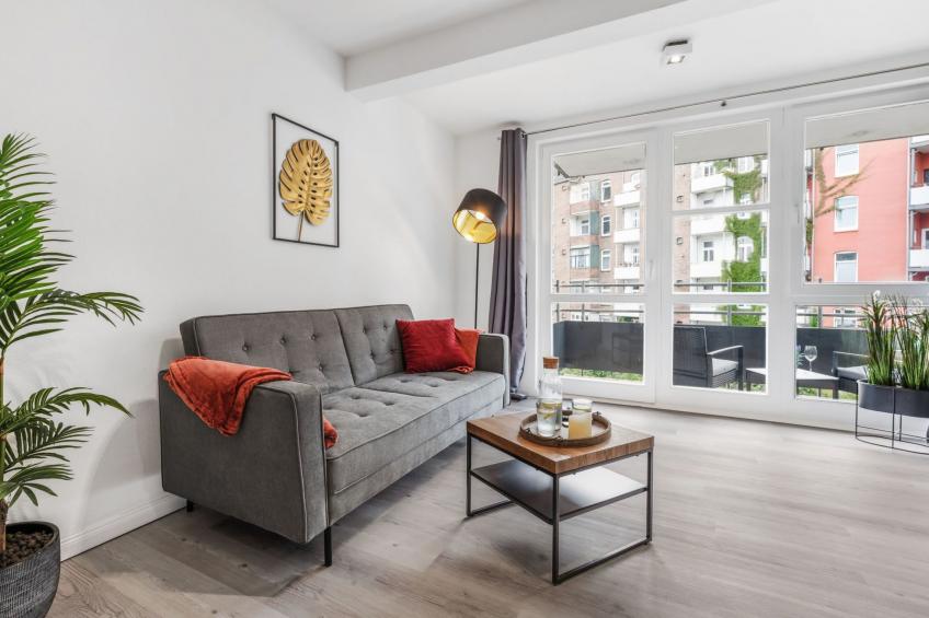 Appartement in Südfriedhof mit Großem Balkon