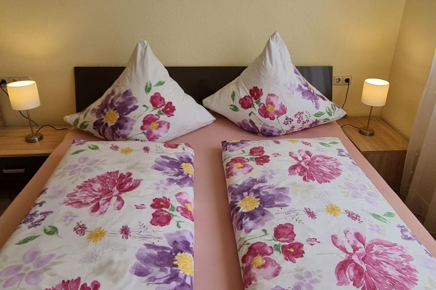 Doppelappartement mit Garten