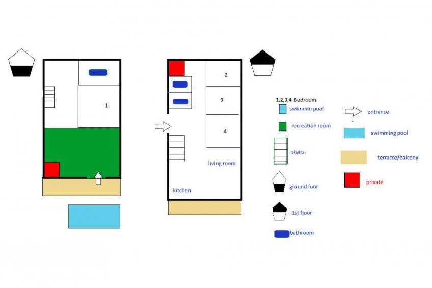Villa, Rovanjska bei Starigrad-Paklenica|Villa, SD-93 FH, ca. 185 qm, für 10 Pers. - foto 13