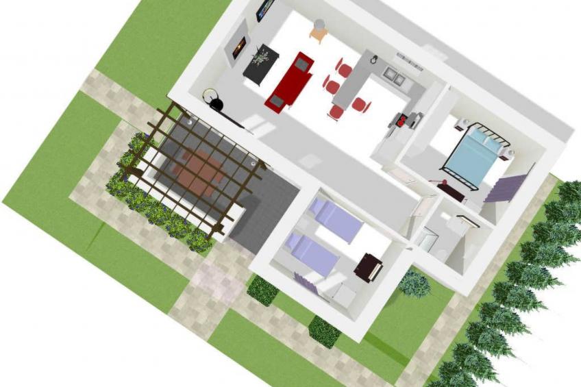 Villa mit zwei Schlafzimmern für 6 Personen. Parken, WiFi - foto 43