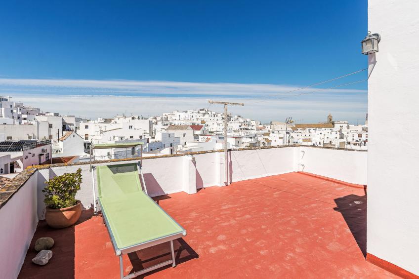 Wohnung mit großer Dachterrasse in Vejer