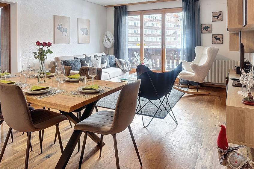 Morgins 6P, Ski-in Ski-out, Parkplatz, zentral, WiFI