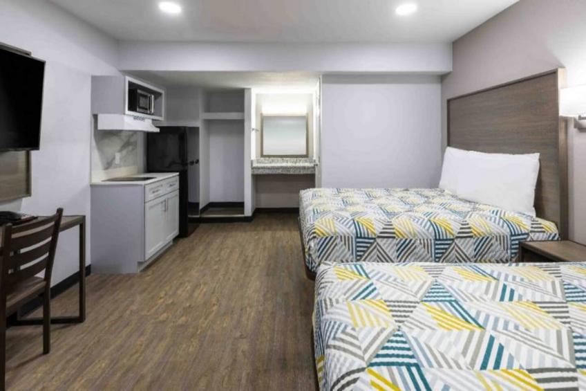 2 Queen Beds  Suite Non-Smoking Kitchen
