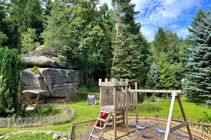 Waldferienhaus Dunja mit Sauna, Whirlpool, direkt am Waldrand, Kletterfelsen - foto 6