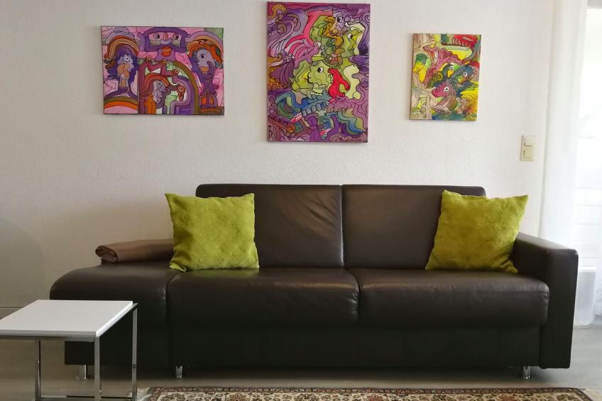 Appartement in Terrasse, ruhige Lage, stadtnah