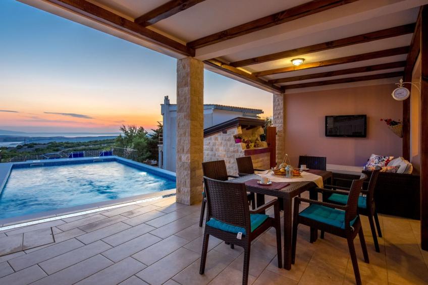 Meerblick Ferienvilla Haus Lucija mit Pool - foto 42