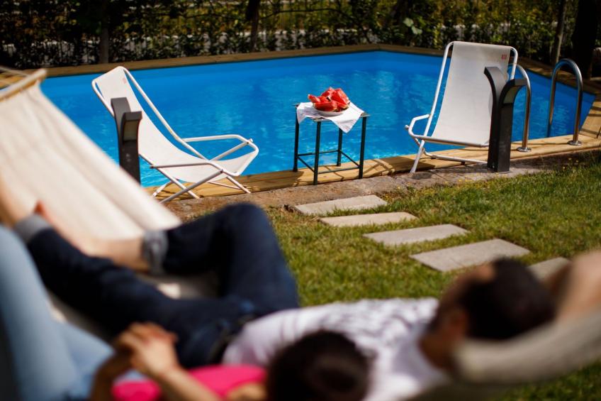 Panoramavilla mit Pool