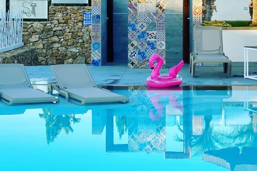 Lila Wohnung mit Schwimmbad und Meerblick - foto 39