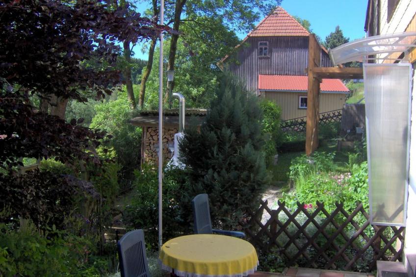 Ruhiggelegene Wohnung mit Garten und Terrasse